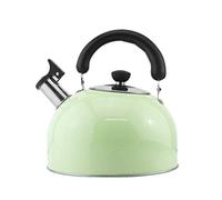 Tea Kettle, Stovetop Whistling Modern Stainless Steel Whistling Tea Pot for Stovetop with Cool Grip Ergonomic Handle, Suitable for Family,Green,5L marriage