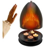 Tea Light Candle Heater - Metal Tea Light Stove and Oven | Ceramic Radiator Warmer with Soft Lights Fast Heat for Room Office Living Room Bedroom Candle Holder