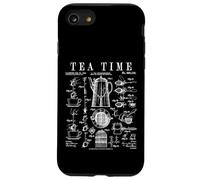Tea Lover Pot à tasse avec passoire Motif vintage Coque pour iPhone SE (2020) / 7 / 8