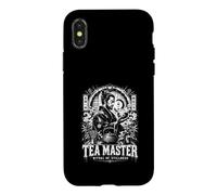 Tea Master Ritual of Stillness Thé Zen Samouraï Coque pour iPhone X/XS