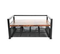 Tea Organizer Drawer, Vintage Teabag Display, Tea Organizer Station with Compartment Design, Kitchen Accessory with Sturdy Build, Counter Organizers, for Counter Home Dorm Living Room Meditation