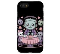Tea Party Pastel Monster Halloween Coque pour iPhone SE (2020) / 7 / 8