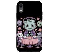 Tea Party Pastel Monster Halloween Coque pour iPhone XR