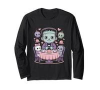 Tea Party Pastel Monster Halloween Manche Longue
