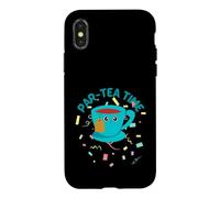 Tea Party Time Tea Lovers English Tea Funny Coque pour iPhone X/XS