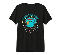 Tea Party Time Tea Lovers English Tea Funny T-Shirt Haut de Gamme