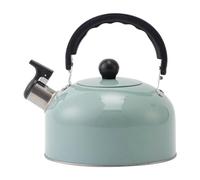 Tea Pot, Stainless Steel Tea Pot Kettle, EA Pot for Ergonomic Camping Stovetops Teapot with Handle, Heat Resistant Water Kettle, Food Grade Whistling Kettle Stovetop, Loud Automatic Stove