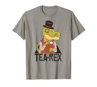 Tea-Rex Dinosaure drôle T-Rex Monocle Meme T-Shirt