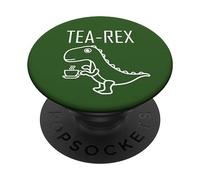 Tea Rex Drôle T-Rex Tyrannosaure Dinosaure PopSockets PopGrip Adhésif