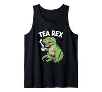 Tea Rex Funny Dinosaur Tea Amateur Débardeur