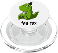 Tea Rex T-Rex Dinosaur Dino Coffee Hot Drink Cool Cute Funny PopSockets PopGrip pour MagSafe