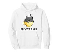 Tea Shop Cat Cozy Mystery Brew to a Kill Kitten dans Une Tasse Sweat à Capuche
