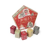 TEA SHOP - Set Jolly Christmas - Assortiment de thés variés - Différentes saveurs - Idéal pour un cadeau
