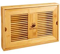 TEA SOUL B6021516 Plateau à Thé Bambou 35 x 22,5 x 7 cm