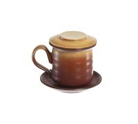 TEA SOUL B6021533 Chope Céramique Rouge 12,20 x 12,20 x 11,10 cm