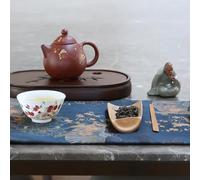 Tea Soul | Tasse en porcelaine peinte à la main avec fleurs et lapin 90 ml