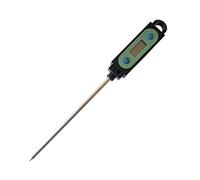 Tea Soul Thermomètre de cuisine ● Lecture instantanée de la température ● Sonde de 12,5 cm ● Écran LCD ● Pour viande, barbecue, vin, lait, friture à l'huile, desserts, gril, nourriture, l'eau