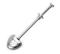 Tea Strainer - 6.69in Mesh Steeper | Kitchen Tool Tea Steeper Infuser | For Work Home Traveling Camping BBQ Apartment, 27g Stainless Steel Heart Diffuser For Loose Leaf