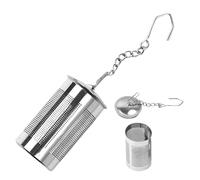 Tea Strainer - Cooking Infuser for Loose Leaf and Seasoning | Stainless Steel Mesh with Chain Hook, Compact Kitchen Tool for Professional Beginner Elderly Adult Bar Cafe Shop Use