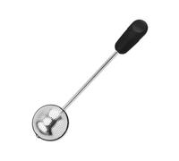 Tea Strainer Passoire à thé en acier inoxydable, infuseur sphérique rotatif créatif avec poignée, filtre forme de cuillère, ensemble d'accessoires(Black)