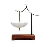 Tea Strainer Umbrella Ceramic Leaf Colander - Loose Leaf Filter For Brewing Enhancement | Ceramic Body With Stand Fine Mesh Tool For Tea Coffee Cooking Baking Cocktail Milk Use
