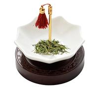 Tea Strainer - Umbrella Design Ceramic Leaf Colander With Stand Loose Leaf Tea Filter Strainer Enhances Flavor Brewing Tool For Home Kitchen Set Use Cooking Baking