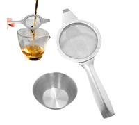 Tea Strainers for Loose Tea Loose Tea Infuser Fine Mesh Tea Sieve Steel Strainer Tea Infuser Mesh Tea Sifter Fine Mesh Tea Sieve Infuser with Handle for Flour and Juice