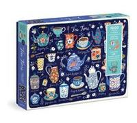 Galison – Puzzle Tea Time – 1000 pièces – Multicolore