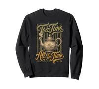 Tea Time All The Time Amoureux de théière Sweatshirt