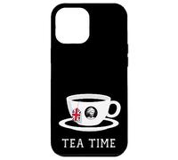 Tea Time Queen Elizabeth II UK Memoriam 1926-2022 Tasse à thé Coque pour iPhone 12 Pro Max