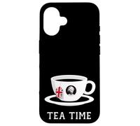 Tea Time Queen Elizabeth II UK Memoriam 1926-2022 Tasse à thé Coque pour iPhone 16