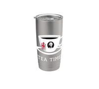 Tea time Queen Elizabeth II UK Memoriam 1926-2022 Tasse à thé Gobelet isotherme en acier inoxydable double paroi