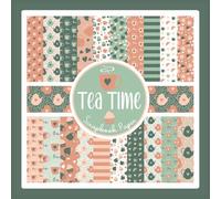Tea Time Scrapbook Paper: Teapot Pattern Craft Paper Pad For Scrapbooking, Mixed Media, Origami, Junk Journals & Paper Crafts; 8.5 x 8.5"