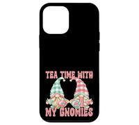 Tea Time with My Gnomies Funny Saying for Women Teacher Mom Coque pour iPhone 12 Mini