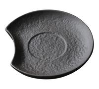 Tea Tray Creative Chinese Style Pot Base Retro Ceramic Small Tea Tray Kung Fu Tea Set Teapot Tray Home Pot Holder Dry Brewing Table Coffee Table Tray (A One Size)