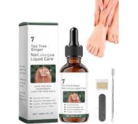 Tea Tree and Ginger Nail Fungus Treatment,Tea Tree Oil for Nail Fungus,Nail Fungus Treatment for Toenail, Tea Tree Ginger Nail Fungus Treatment, Nail Care Serum, Restoring Healthy Nail (1 pcs)