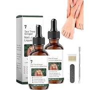 Tea Tree and Ginger Nail Fungus Treatment,Tea Tree Oil for Nail Fungus,Nail Fungus Treatment for Toenail, Tea Tree Ginger Nail Fungus Treatment, Nail Care Serum, Restoring Healthy Nail (2 pcs)