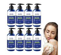 Tea Tree Body Wash pour hommes et femmes à l'huile de menthe poivrée - Body Wash rafraîchissant pour un usage quotidien - Aide à apaiser les démangeaisons de la peau sèche - 100 g (8 bouteilles)