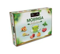 Tea4USA - Thé à la Moringa - Coffret Premium de 6 Infusions Naturelles - Sans Caféine et Sans Additifs - 60 Sachets Fraîcheur