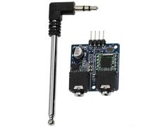 TEA5767 Module radio FM stéréo 76-108 MHz avec antenne filaire I2C Bus Communication Interface audio 3,5 mm intégrée