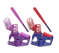 Teaball Ensemble de Jouets pour pour, Jeux de Sport interactifs, Jouets éducatifs | fixé pour Les de 3 à 8 Ans avec Une Raquette et Une Balle, Le Baseball pour la