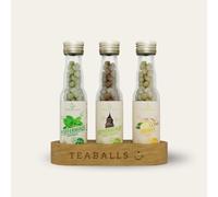 TEABALLS Bio - Lot de 3 mélanges d'herbes - Menthe, thé aux herbes ROTHENBERGER - Gingembre pour environ 120 tasses de thé