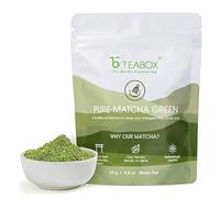 Teabox Poudre de thé vert matcha 25 g | Matcha 100 % pur et frais authentique de qualité supérieure à partir de jeunes feuilles de Tencha | Provenant de Shizuoka, Japon