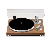 TEAC TN-400BT-X Tourne-disque Bluetooth HiFi avec entraînement par courroie (33/45/78 tr/min, micro MM, plaque en aluminium moulé sous pression) Noyer marron, TN-400BT-X/WA