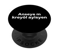 « Teach me Haitian Creole » Mot drôle de Langue PopSockets PopGrip Adhésif