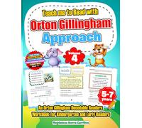 Teach me to Read with Orton Gillingham Approach. An Orton Gillingham Decodable Readers Workbook for Kindergarten and Early Readers. Volume 4.