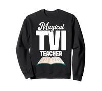 Teach of The Visually Disaired Team Heart Work TVI Teacher Sweatshirt