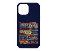 Teach What Matters Teacher Values Typographie Coque pour iPhone 12 Pro Max
