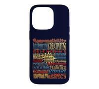 Teach What Matters Teacher Values Typographie Coque pour iPhone 14 Pro