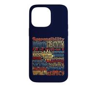 Teach What Matters Teacher Values Typographie Coque pour iPhone 14 Pro Max
